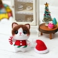 thumbnail image 6 of BQBQERT Christmas for Wool Felt Craft Unfinished Poked Set Handcraft for Needle Bag Pack, 6 of 14