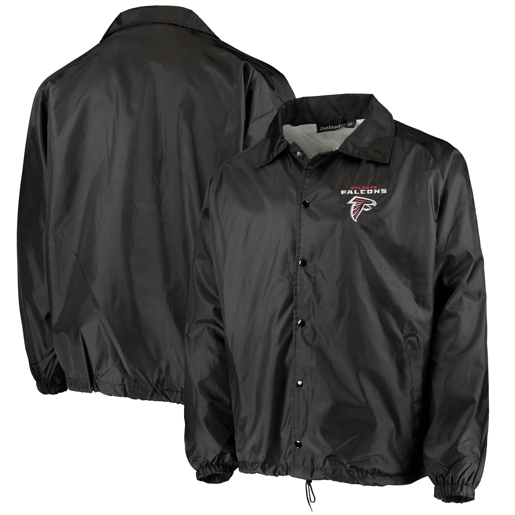 Atlanta Falcons Coaches Classic Raglan FullSnap Windbreaker Jacket
