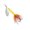 Orange Chartreuse, variant on Blue Fox BFWT0RT: Whip Tail Deep Runner Size 0 Rainbow Trout