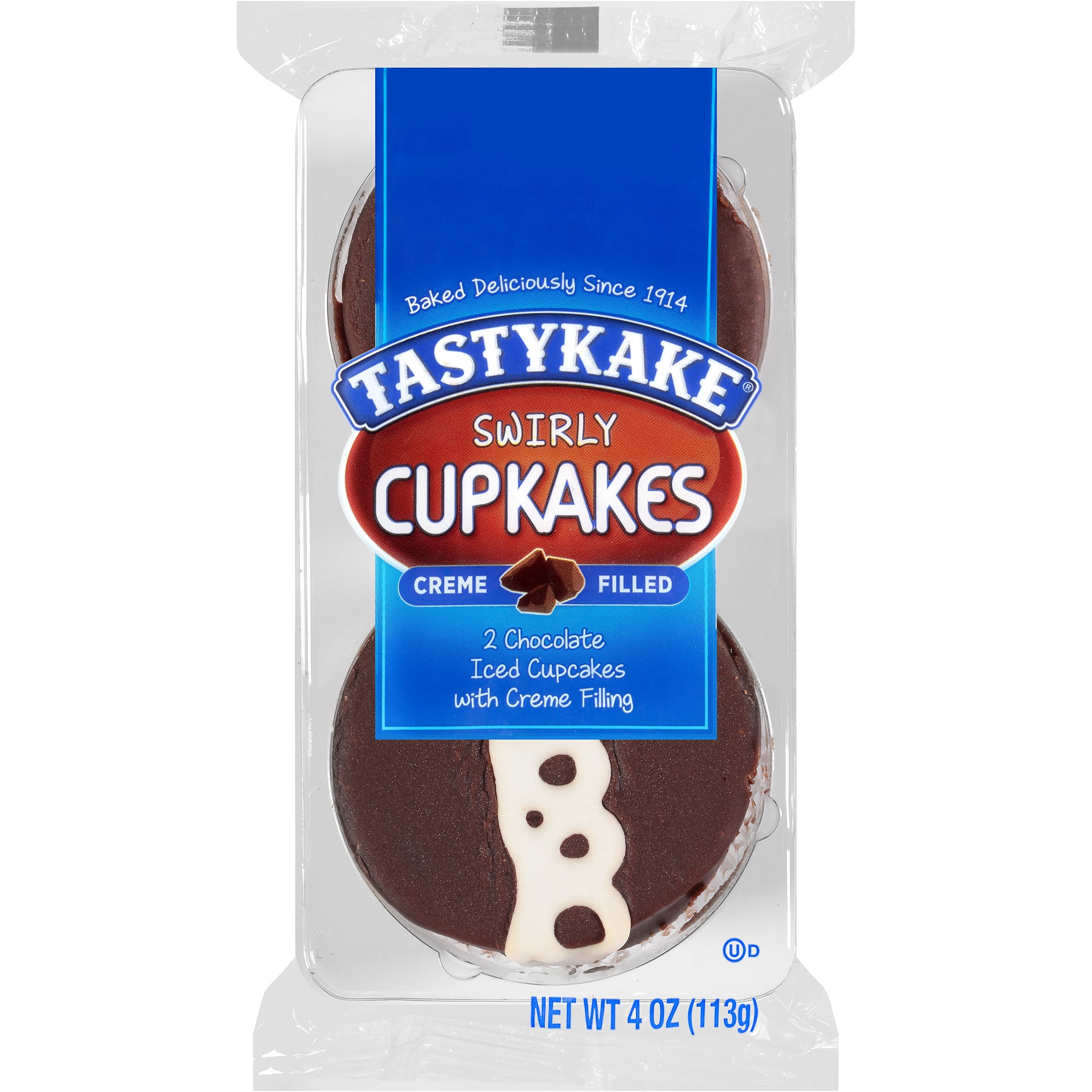 Tastykake® Swirly Creme Filled Chocolate Cupkakes 2 ct Pack