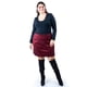 thumbnail image 5 of Falda corta de gamuza Roman Fashion /Tallas Extras, 3073 (Vino) vino 40, 5 of 6