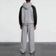 thumbnail image 4 of Ceisia Men's Loose Fit Raglan Sleeve Hoodie Set Color Block Pullover with Elastic Waist Wide Leg Pants Gifts, 4 of 9