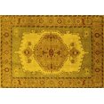 thumbnail image 1 of Ahgly Company Indoor Rectangle Oriental Yellow Industrial Area Rugs, 2' x 3', 1 of 4