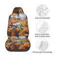 thumbnail image 4 of Fuzoiu Welcom Fall Print Elastic Car Seat Covers, Seat Cover Protector,Universal Fit Interior Covers for Most Cars,Washable Seat Cover Non Slip for SUV,Sedan,Van, 4 of 5