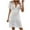 White, variant on yillto Womens Dress Crochet Swimsuit Short Sleeve V Neck Cover ups Summer Causal Beach Knit Dresses