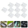 thumbnail image 3 of Weiweiguan 10pcs Acrylic Support Frames Aquarium Support Brackets Fish Tank Holding Rack, 3 of 7