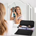 thumbnail image 3 of Hair Tools Storage with Heat Resistant Mat- Watercolor Painting Pattern Printed Curling Iron Travel Bag/Flat Iron Case for Women, 3 of 8