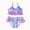 Multicolor, variant on Edvintorg Kids Swimsuits for Girls 2-7y Toddler Baby Girls Summer Strap-print Ruffled Gradient Tankini Top with Short Swimsuit 2 Piece Bathing Suit Bikini Teen