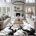 thumbnail image 3 of 5'x7' Area Rugs for Living Room Bedroom, Chinese Painting Washable Rug Carpet Runner Indoor Outdoor, Traditional Culture Cool Bird Tree Branch Non Slip Floor Mats Area Rug for Kitchen, Nursery, 3 of 8