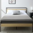 thumbnail image 5 of Rest Haven Ashland Metal and Wood Platform Bed, Full, Natural, 5 of 12