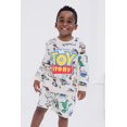thumbnail image 4 of Disney Toy Story Woody Buzz Lightyear Rex Slinky Dog French Terry Sweatshirt and Shorts Toddler to Little Kid, 4 of 5