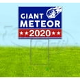 thumbnail image 1 of Giant Meteor 2020 (18" x 24") Yard Sign, Includes Metal Step Stake, 1 of 6