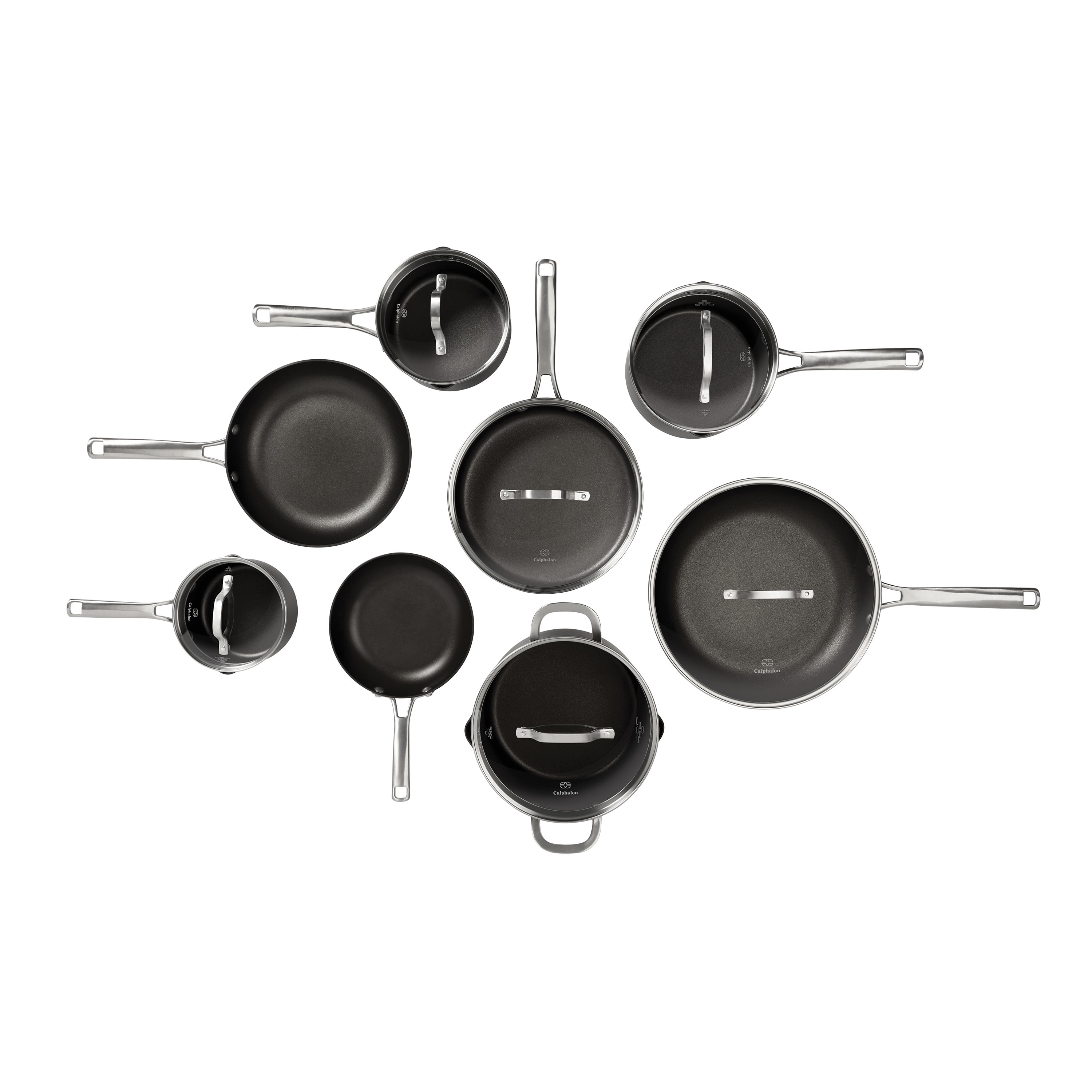 Calphalon Nonstick Pots and Pans set is on sale at Walmart