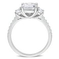 thumbnail image 5 of Everly Women's Created Moissanite Sterling Silver Engagement Ring, 5 of 9