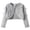 Grey, variant on Tigivemen Shrug Sweaters for Girls with Bow Sweat Long Sleeve Cropped Cardigan Kids Clothes Size 1-2 Years,Grey