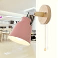 thumbnail image 4 of Lámpara De Cabeza De Dirección E27, Luz De Pared Nórdica Decorativa, Luz De Noche Moderna Con Interruptor De Cadena Colgante Minnieouse HA025234-03, 4 of 5