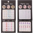 thumbnail image 2 of 4 Sheets Face Jewels Stick on Shiny Makeup Rhinestones Eye Jewels Stickers, 2 of 8