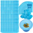 thumbnail image 1 of 100 Pares de Medias para Skimmer de Piscina de Malla Fina Azul para Cesta de Piscina, 1 of 7