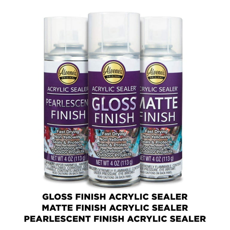 Aleene's Craft Sealant Spray Acrylic Sealer, Matte, Gloss