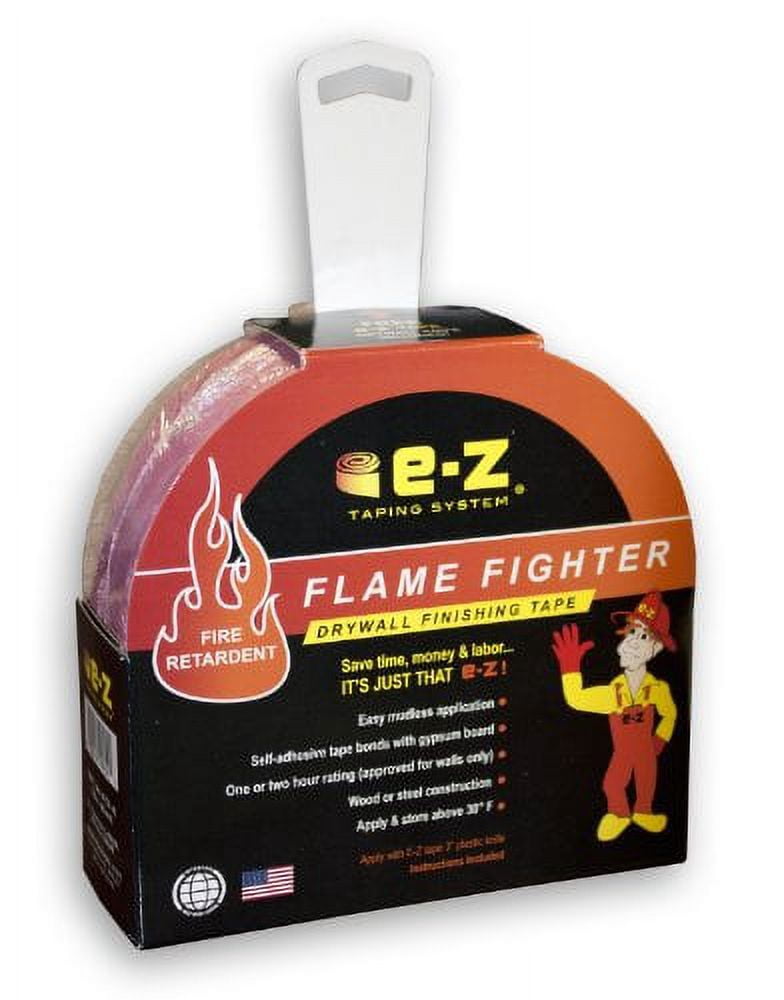 E-Z Tapping 99251 Red Flame Fighter Fire Tape, 250'