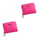 thumbnail image 3 of Qarigey Cartera compacta y elegante con tarjetero para el día a día Cartera Tarjetero Carteras pequeñas Monedero rosa rojo Rosa roja 2Conjunto, 3 of 6