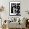 thumbnail image 4 of Historic Framed Print, Christening of USS LAFAYETTE by Jacqueline Kennedy, 17-7/8" x 21-7/8", 4 of 9