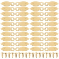 100 pcs Metal Picture Frame Fastener with Screws for Photo Frame Backing Plate Buckle