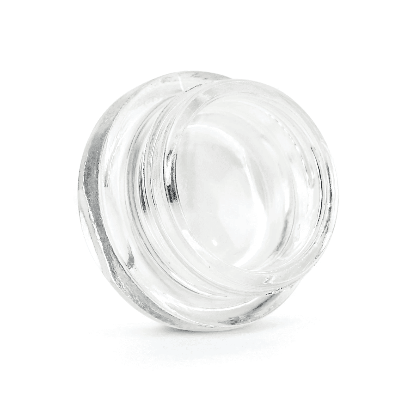 7ml  Child Resistant Glass Jar With Black Cap - 1 Gram - 320 Count