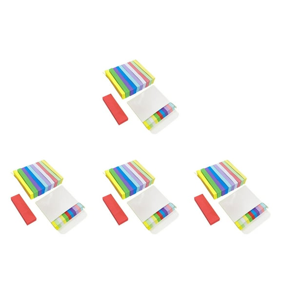 Masteelf 4400 pcs Page Markers Sticky Tabs Note Index Tabs Colored Writable Repositionable Book Flags Tabs Strip Index Tabs Page Tabs