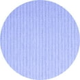 thumbnail image 1 of Ahgly Company Machine Washable Indoor Round Solid Blue Modern Area Rugs, 8' Round, 1 of 4