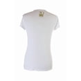 thumbnail image 2 of $50 New Womens 0586 INC White Casual printed Short Sleeve Top S B+B, 2 of 3