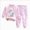 C383--Light Pink, variant on 4-5 Years Toddler Pajamas Boys Boys and Girls Pajamas Sets Pjs Holiday Sleepwear Children Clothes Childrens Long Sleeved Home Clothes Set With Cute Red