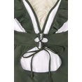 thumbnail image 4 of Maillot de Bain une Pièce pour Femmes à Volants Lacé Contrôle du Ventre, 4 of 4