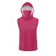 thumbnail image 4 of mfyjkho Tops Para Mujer, Camiseta Unisex De Verano Informal De Color Liso Sin Mangas Con Capucha Y Protector Solar De Seda Helada Con Mascarilla Tops Para Mujer M, 4 of 8