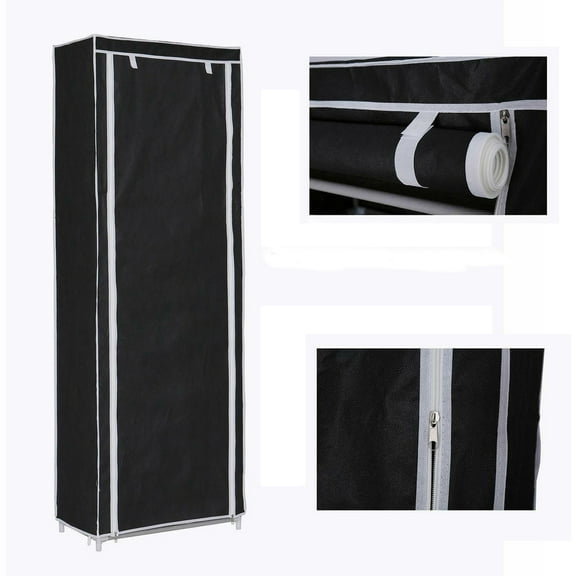 Shoe Rack Organizer Shoe Rack for Closet Entryway, 9 Tier Shoe Shelf Holds 20-22 Pairs Shoe Storage Cabinet with Dustproof Cover