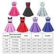 thumbnail image 7 of FYMNSI Kids Girls Polka Dot Dress Vintage 50's Girls Dress Retro Doll Collar Swing Dresses Sleeveless Party Dress 9-10 Years Red, 7 of 7