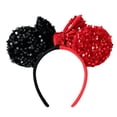 thumbnail image 2 of Diadema KARETT Mouse Ears Bow Sparkle Minnie para fiesta, 2 of 5