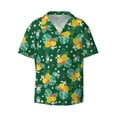 thumbnail image 6 of Kdxio Men's Hawaiian Shirt for Men Short Sleeve Shirt Tropical Fruit Summer Casual Holiday Beach Button Down T-Shirts, 6 of 7