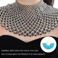thumbnail image 3 of Amaiiu Alloy Woman Necklace Portable Beaded Replacement Hanging Solid Color Wedding Photography Ladies Collar Jewelry Decor Gift Blue, 3 of 9