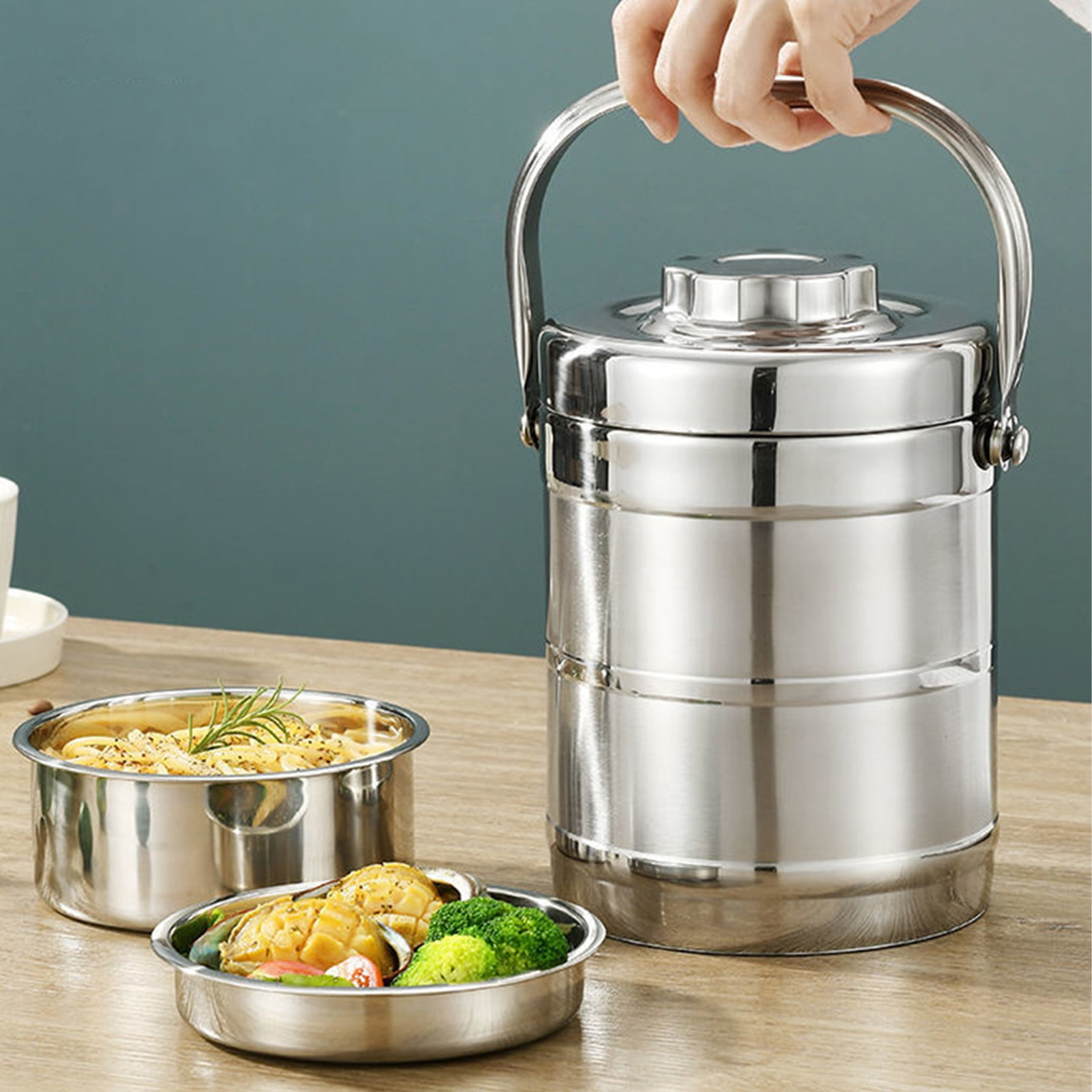 Thermal Lunch Box Wide Mouth Stainless Steel Thermal Flask, Stainless Steel Breakfast Pots, Soup Flasks Pot