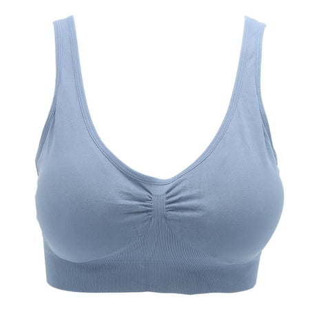 

Wireless Sports Soft Padded Sports Women Sports Sports For Yoga Gym Running Blue L