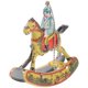 thumbnail image 1 of Modelo de caballo de mecedora decorativa de toyo de juguete con adorno en forma de caballo elegante para el hogar, 1 of 8