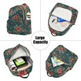 thumbnail image 5 of FORMRS Mini Backpack Purse for Women Travel Daypack Casual Shoulder Bag, Floral Christmas, 5 of 7