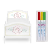 Dream On Me Rosie Toddler Bed in White