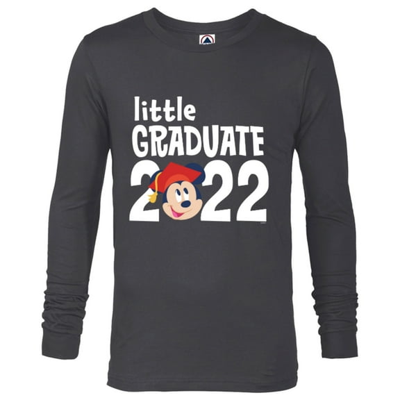 Disney Mickey Mouse Grad Little Graduate 2022 - Long Sleeve T-Shirt for Men - Customized-Charcoal Heather