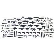 Brick Loot MEGA Pack 86 Weapons - Designed for Minifigures and Brick Building Sets