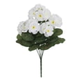 thumbnail image 1 of Geranium Flowers For Outdoors Decoration Silk Floral Flower For Porch Garden Table Centerpieces Home Indoor Outside Spring Decor, 1 of 9