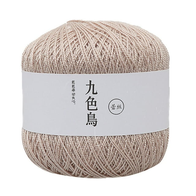 MesaSe Fil de Dentelle Diy Coton Tissé Fil de Coton Fin Fil à Crocheter 8e