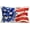 Watercolor Usa Flag, variant on American Flag 12x20 Inch Pillow Cover Independence Day The Stars and Stripes Watercolor USA Flag Cushion Cover Patriotic Home Decor Rectangular Throw Waist Lumbar Pillow Cases