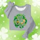 thumbnail image 2 of TaTaai Womens Holiday Graphic Sweatshirt St Patricks Day Long Sleeve Crewneck Loose Fit Casual Pullover Top Luck Theme Gift, 2 of 5